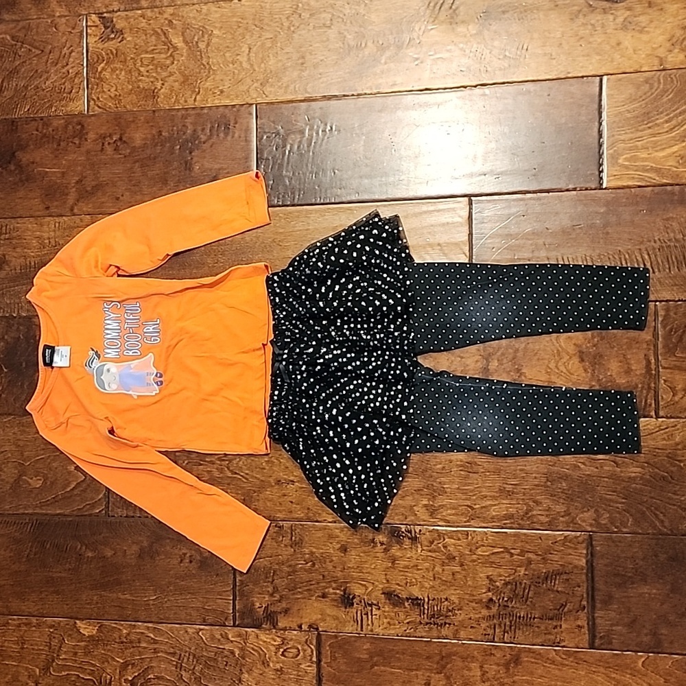 Girls Halloween Matching Set